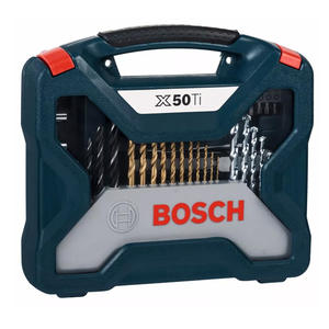 Bosch Set  50 Piezas Mechas, Puntas Cutter Avellanador 17406