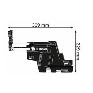 Bosch Sistema Aspirado Extraccion De Polvo Gde 18v-16 P Martillo Inalambrico