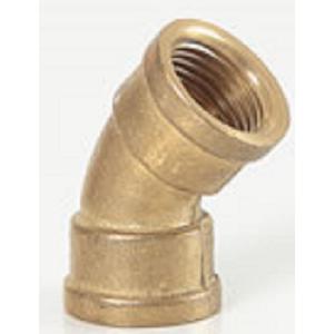 Br Curva Hh 45 1 1/4 Bronce Roscado