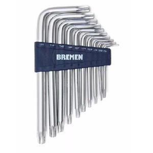 Bremen Set  10 Piezas Llave Torx Corta