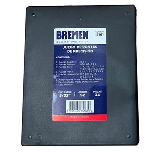 Bremen Set  34 Piezas Destornillador + Puntas De Precision