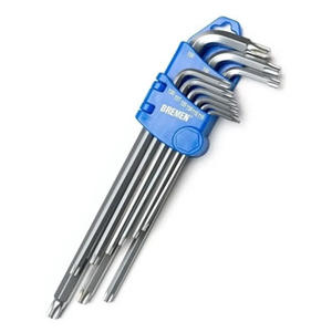 Bremen Set   9 Piezas Llave Torx En "l" Larga