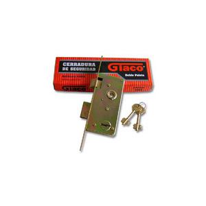 Cerradura Giaco 1005 Perno Rto. Doble Paleta Zinc