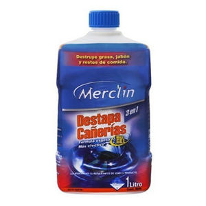 Destapa Cañerias Merclin X 1lt