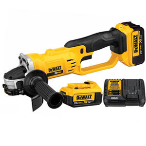 Dewalt Amoladora 125mm 20v 4 Amp. 2 Bat. Ion Li Cargador 7000rpm