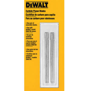 Dewalt Cuchillas Para Cepillo  82mm Doble Filo X 2 Unid