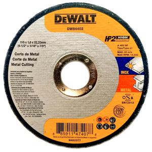 Dewalt Disco De Corte 115 X 1,6 X 22 Mm