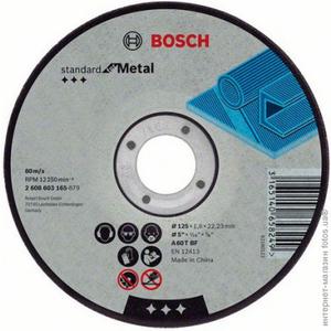 Bosch Disco Corte Recto Standar Metal 115x1,6x22