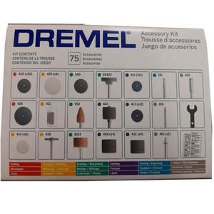 Dremel  707 - Set 75 Piezas Para Madera Plastico Metal Vidrio Piedra