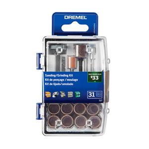 Dremel  727 - Set 31 Piezas Para Minitorno Lijado - Afilado - Esmerilado