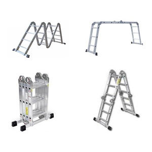 Lusqtoff Escalera Articulada Aluminio 4x3 Escalones