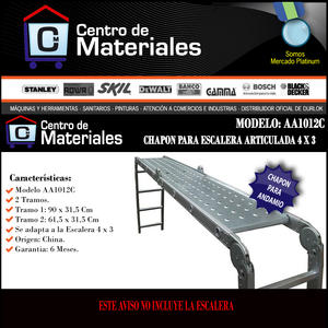 Escalera Articulada Chapon 4x3 Andamio