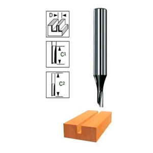 Bosch Fresa Ranura 1/8 - 1 Filo - Encastre 1/4