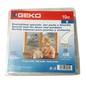 Geko Burlete Tipo E X 6m Blanco Art.1000/5 (de 3.5 A 1mm) - Centro de  Materiales
