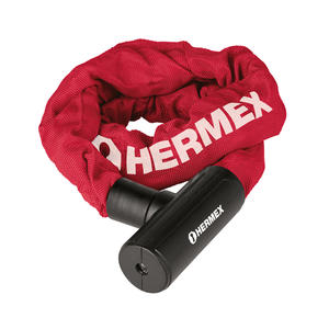 Hermex Candado Con Cadena Forrada 10mm X 90cm