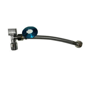 Ideal 1942 Flexible Mallado 1/2 X 30 Cm Llave De Paso