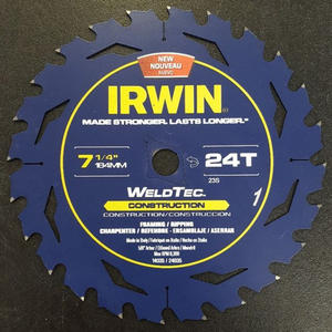 Irwin Disco Sierra Circular 7-1/4" 24 Dien