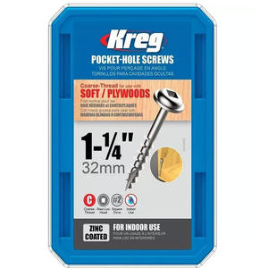 Kreg Tornillo 1 -1/4" 32mm Caja X 100 Unidades (sml-c125-100)