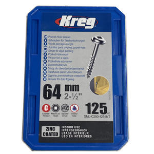 Kreg Tornillo 2 -1/2'' 64mm Caja X 125 Unidades (sml-c250-125)