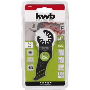 Kwb Accesorio Multi Herramienta 52 Mm Akku-top Azulejo Y Juntas