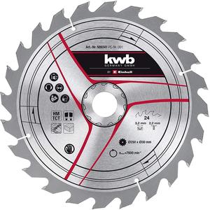 Kwb Disco Sierra Circular 10 " (254 Mm) Eje  Mm - 24 Dientes