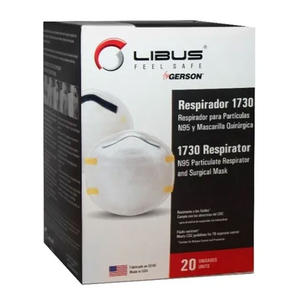 Libus 1798 Barbijo 1730 N95 X 20 Unidades