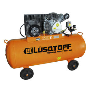 Lusqtoff Compresor 150 Lt 3 Hp Bicilindrico A Correa Monofasico