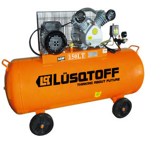 Lusqtoff Compresor 150 Lt 3 Hp Bicilindrico Mando A Correa Trifasico