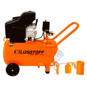 Lusqtoff Compresor   50 Lt 2.5 Hp + Kit De Aire 3 Piezas