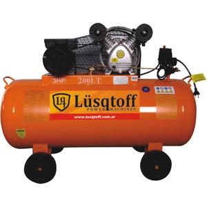 Lusqtoff Compresor Mando Correa Tricilindrico  200 Lt 4 Hp Trifasico