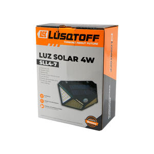 Lusqtoff Luz Solar 4 Watts 12hs - 13cmx9.5cmx5cm