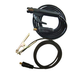 Lusqtoff Repuesto Pinza Porta Electrodo 200 A Y  Porta Masa 300 Amp Cable 16 Mm