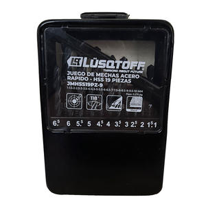 Lusqtoff Set  19 Piezas Mechas Acero Rapido 1 A 10mm De A 0,50