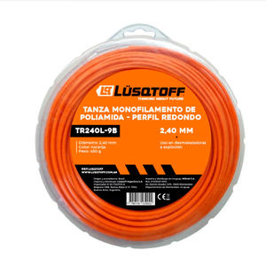 Lusqtoff Tanza Nylon 2.4mm Redonda X 87 Metro