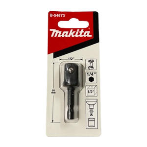 Makita Adaptador 1/4 A 1/2 Para Atornillador De Impacto