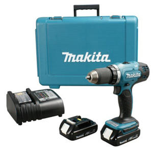 Makita Atornillador Taladro Percutor 13mm 2vel. 18v 2 Baterias