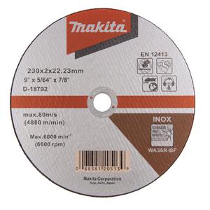 Makita Disco Corte 9" - 230 X 2 X 22.23 Mm