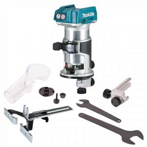 Makita Fresadora Cuerpo Aluminio 18v S/ Bat Y S/ Cargador