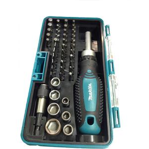 Makita Set 47 Piezas Puntas Torx, Phil. Planas Y Boq. + Destornillador