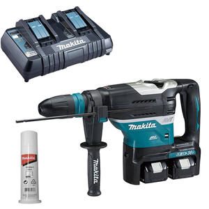 Makita Martillo Rotativo Demoledor Max 18v + 18v + 2 Baterias - Cargador Doble