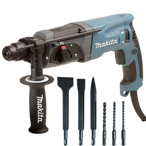 Makita Martillo Rotativo Plus 780w 2,7j 24mm +6 Pzas C/male Hr2470x13