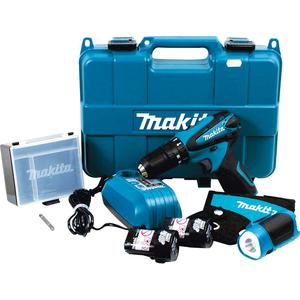 Makita Atornillador Taladro Percutor 10mm + Linterna 10.8 V