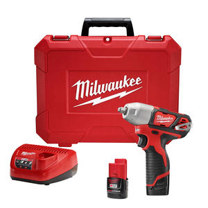 Milwaukee Llave Impacto 12v 1,5 Amp. Li Encastre 3/8 2 Bat. 113 Nm 2463-259a