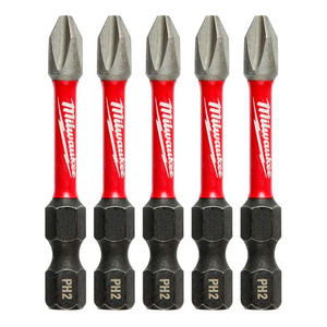 Milwaukee Set  5 Punta Ator. Ph2 X 50 Mm Impacto