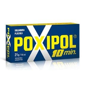 Poxipol 10 Minutos 14ml/21 Grs Gris