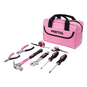 Pretul Set  8 Herramientas Para Hogar - Linea Pink