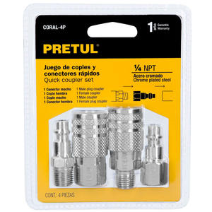 Pretul Set Acople Rapido 1/4 - (1 Conector M / 1 Acople H / 1 Acople M / 1 Conector H)