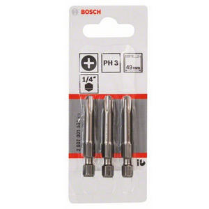 Bosch Punta Atornillar Phillips Ph3 X  50mm (3 Unidades)