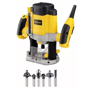 Stanley - Fresadora 1200w 27000rpm 3 Topes De Prof. (strr1200)