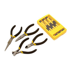 Stanley Set  10 Piezas 4 Mini Alicates + 6 Destornillador Precisión